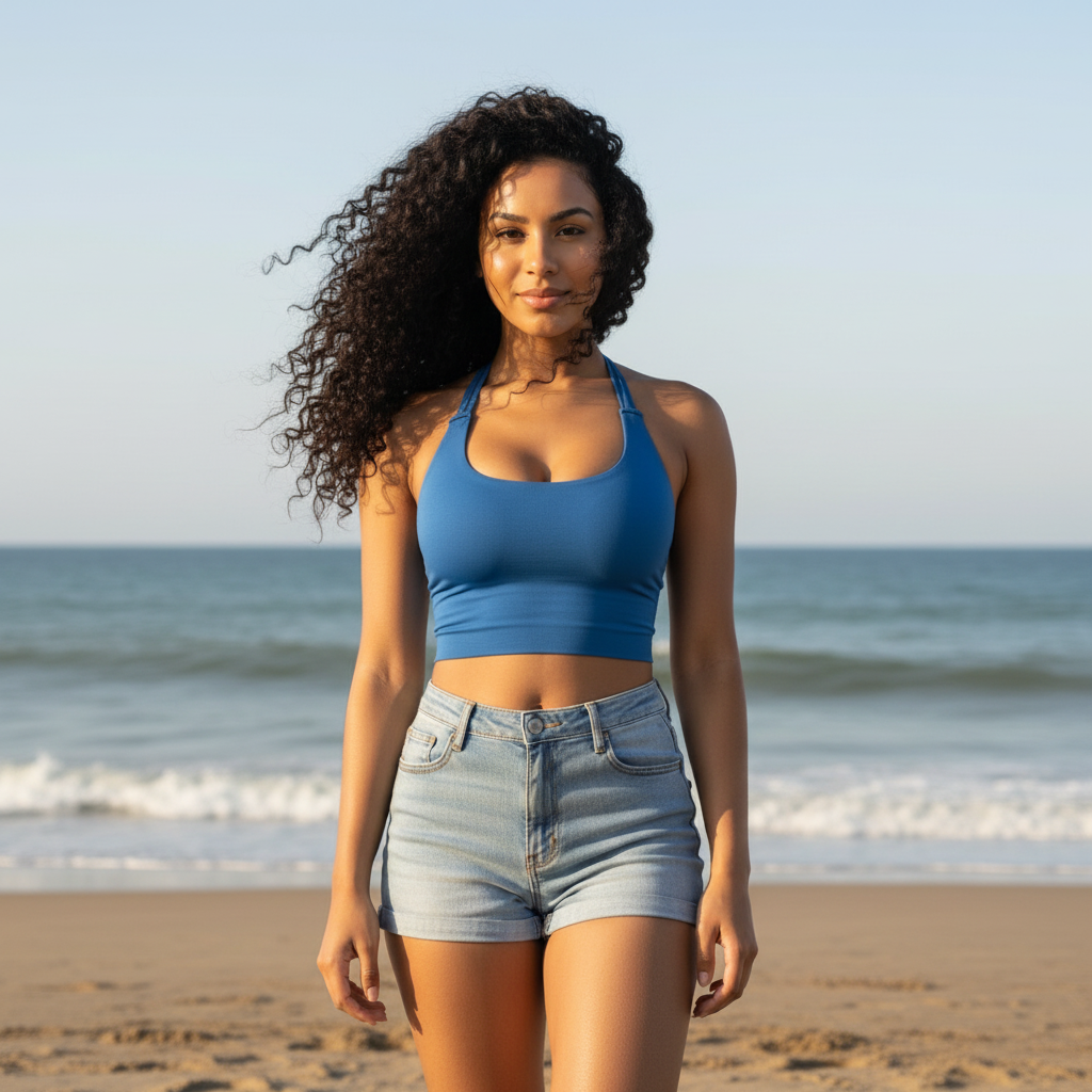 Top Halter Sculptant - Effet Push-Up Naturel